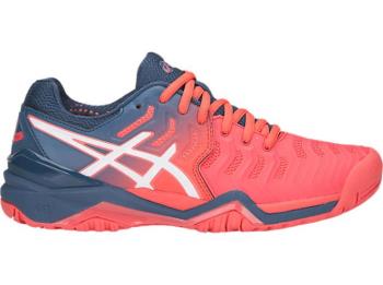 Asics Dam Tennisskor GEL-RESOLUTION 7 Orange/Vita